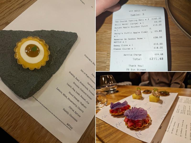 Now or Never (by Journey Social) Menu