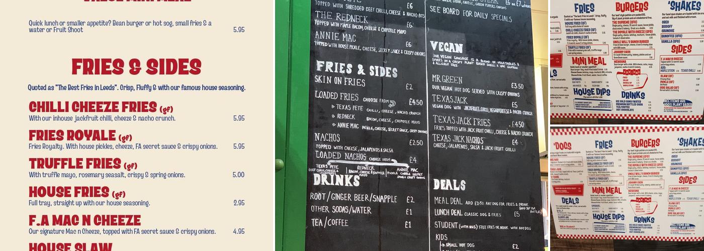Fat Annie's Menu