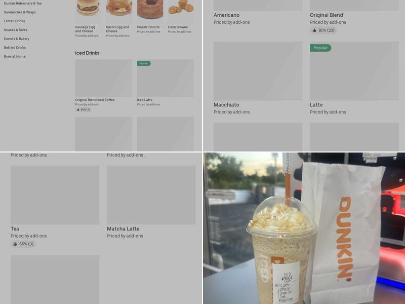 Dunkin' Menu