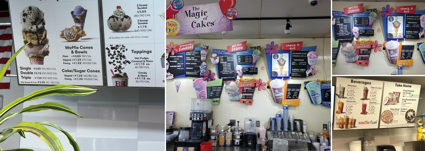 Baskin-Robbins Menu