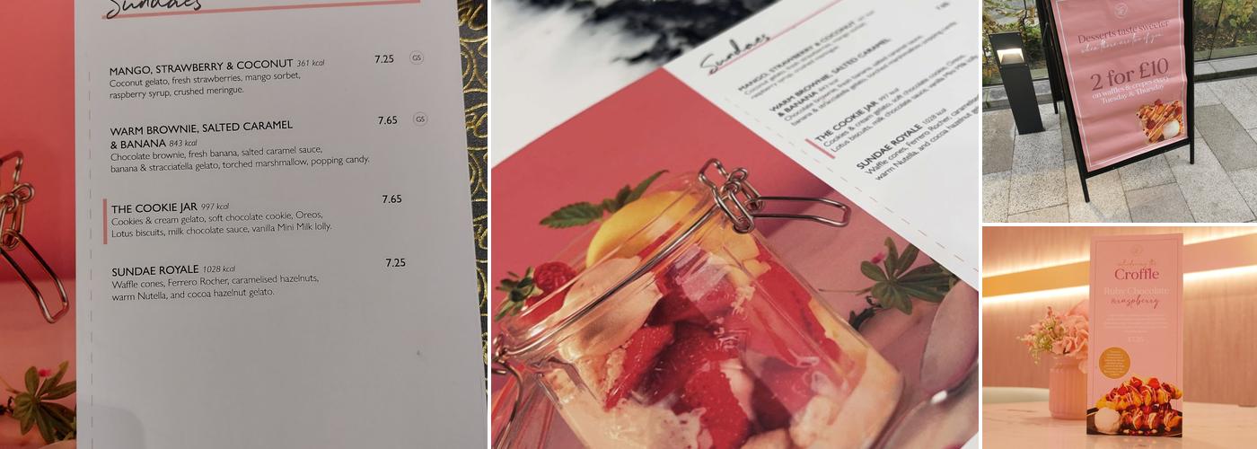 Heavenly Desserts Rochdale Menu