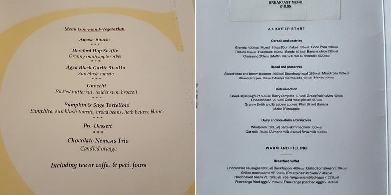 Cilantro Menu