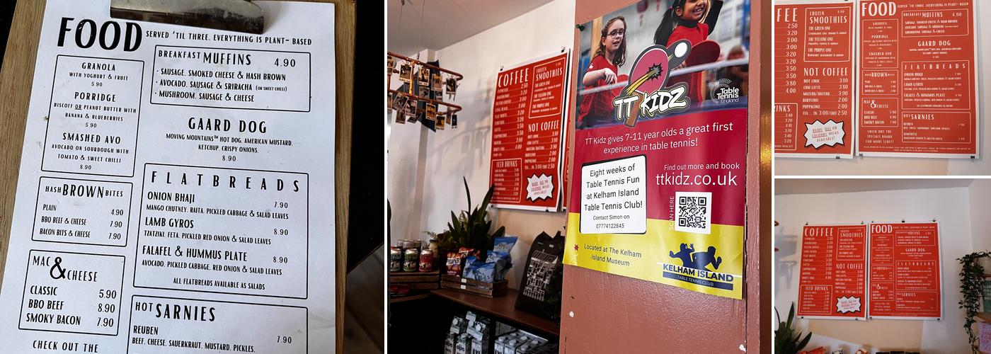 Gaard Coffee Hide - Kelham Menu