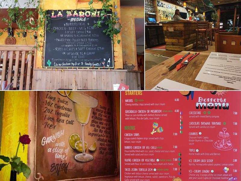 La Baronia Menu