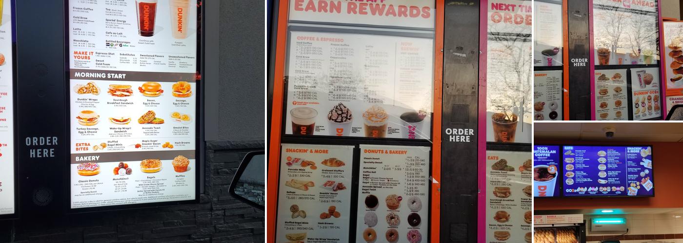 Dunkin' Menu