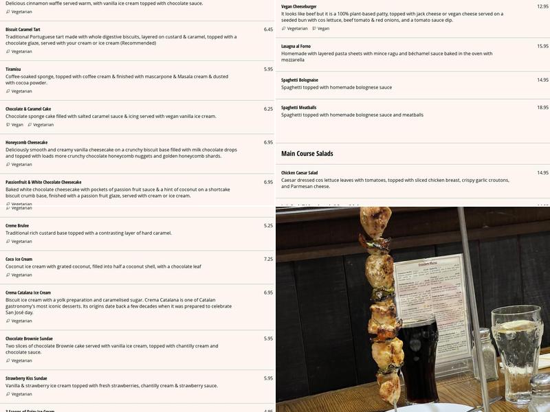 Salsa Tapas & Grill Menu