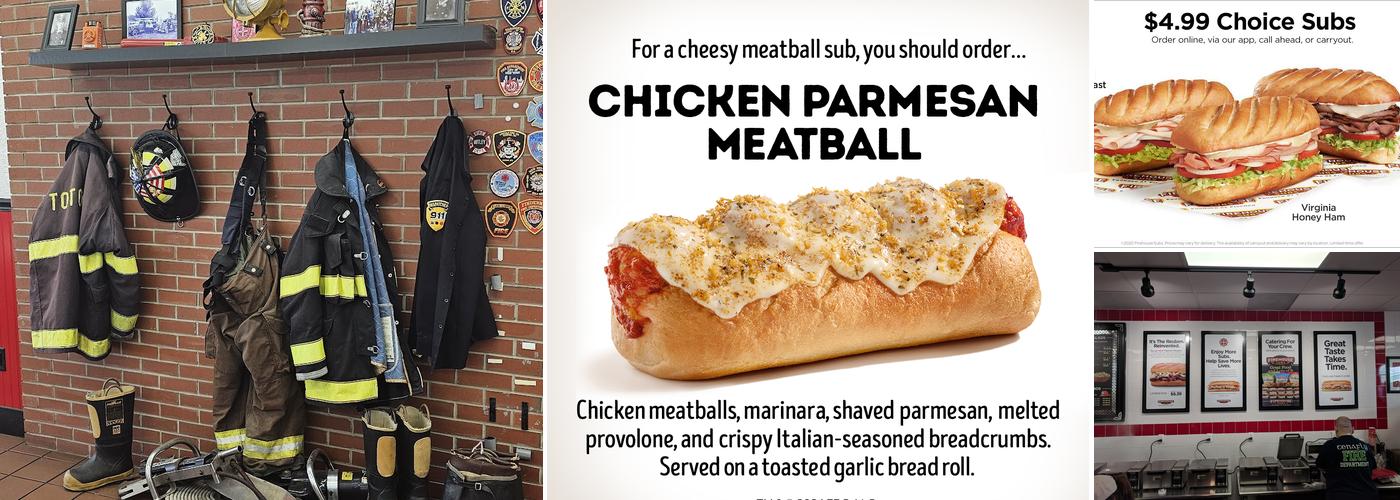 Firehouse Subs Totowa Menu