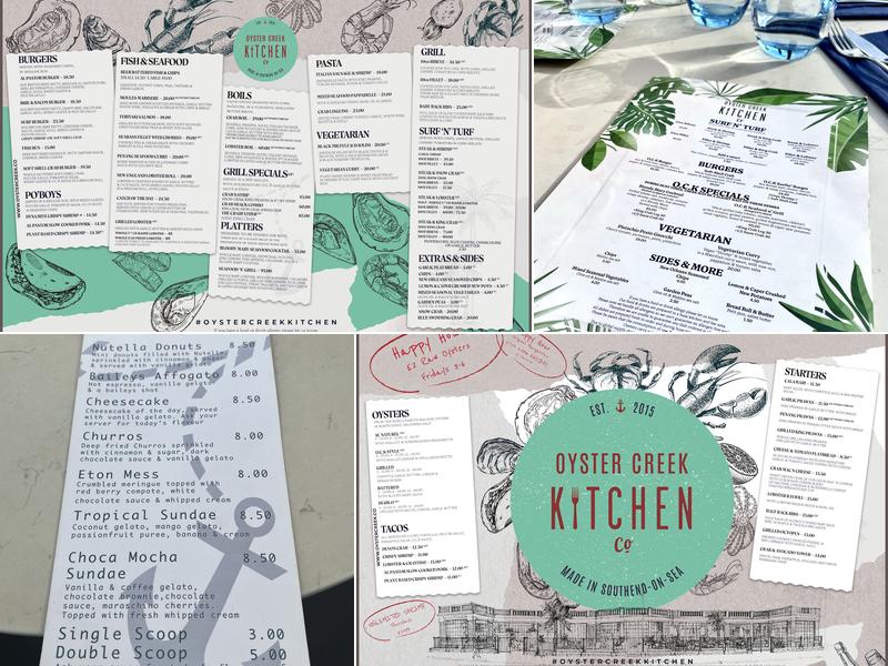Oyster Creek Kitchen Menu