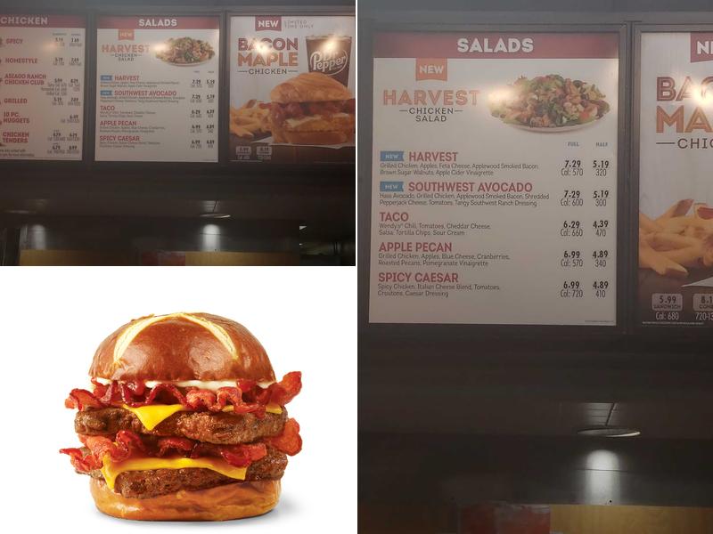 Wendy's Menu