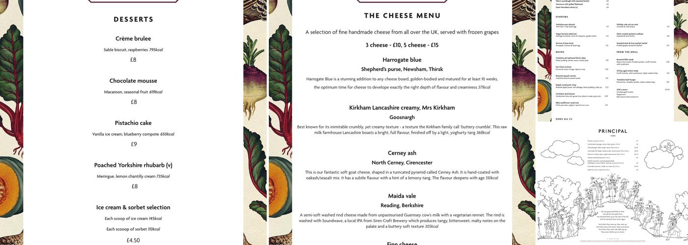 The Refectory Kitchen & Terrace Menu