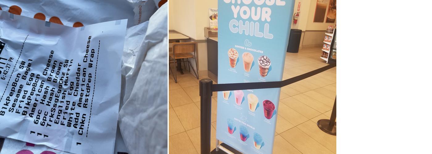 Dunkin' Menu