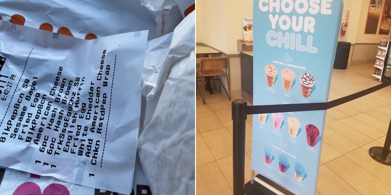 Dunkin' Menu