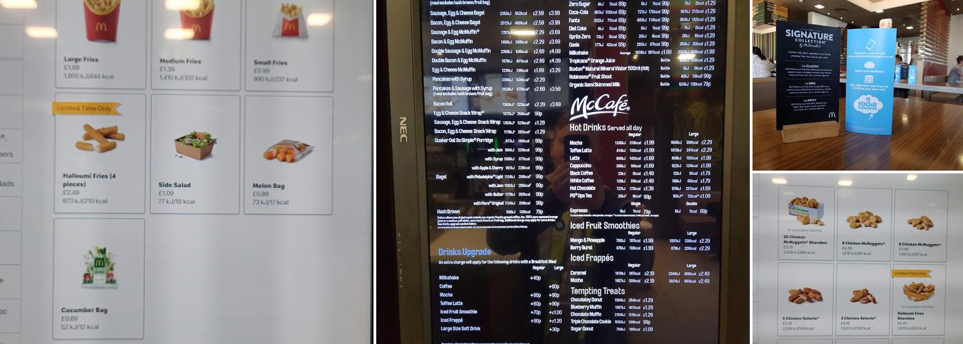 McDonald's Menu