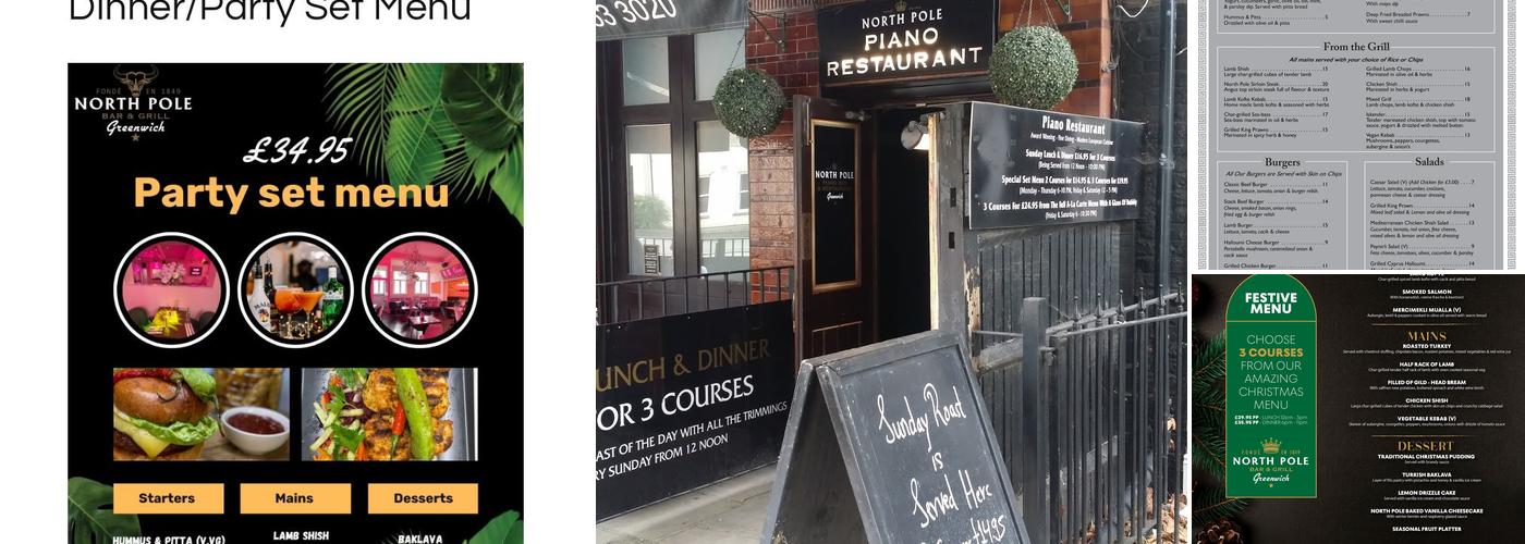 North Pole Bar and Grill Menu