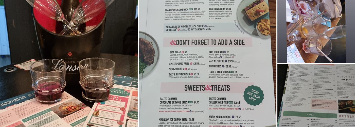 Slug & Lettuce - Wolverhampton Menu