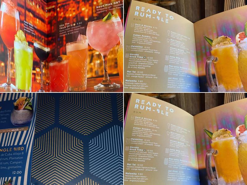 Be At One - Twickenham Menu