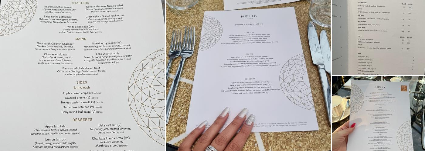 Searcys at The Gherkin Menu