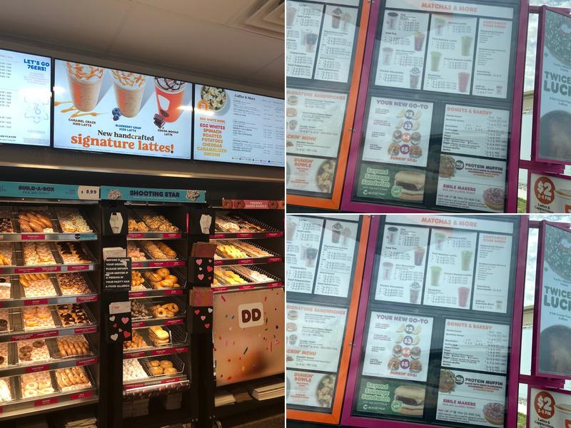 Dunkin' Menu