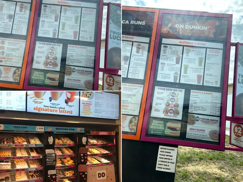 Dunkin' Menu