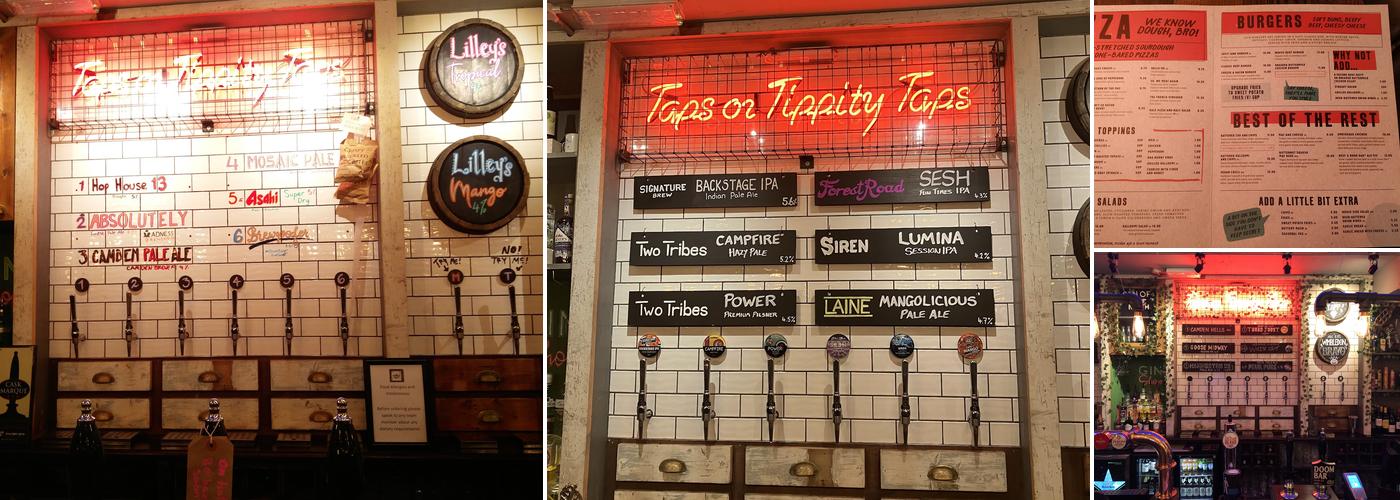 The Cannick Tapps Menu