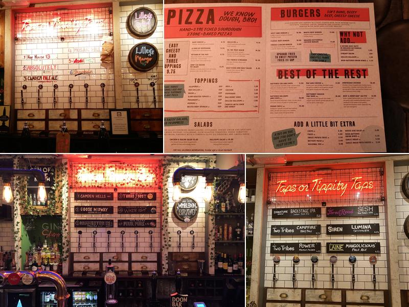 The Cannick Tapps Menu