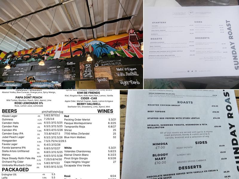 No90 Hackney Wick Menu