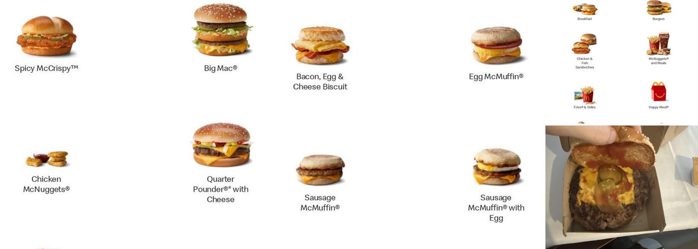 McDonald's Menu