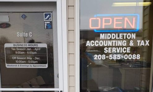 Middleton Accounting & Tax Services 106 W Main St suite c, Middleton Idaho 83644