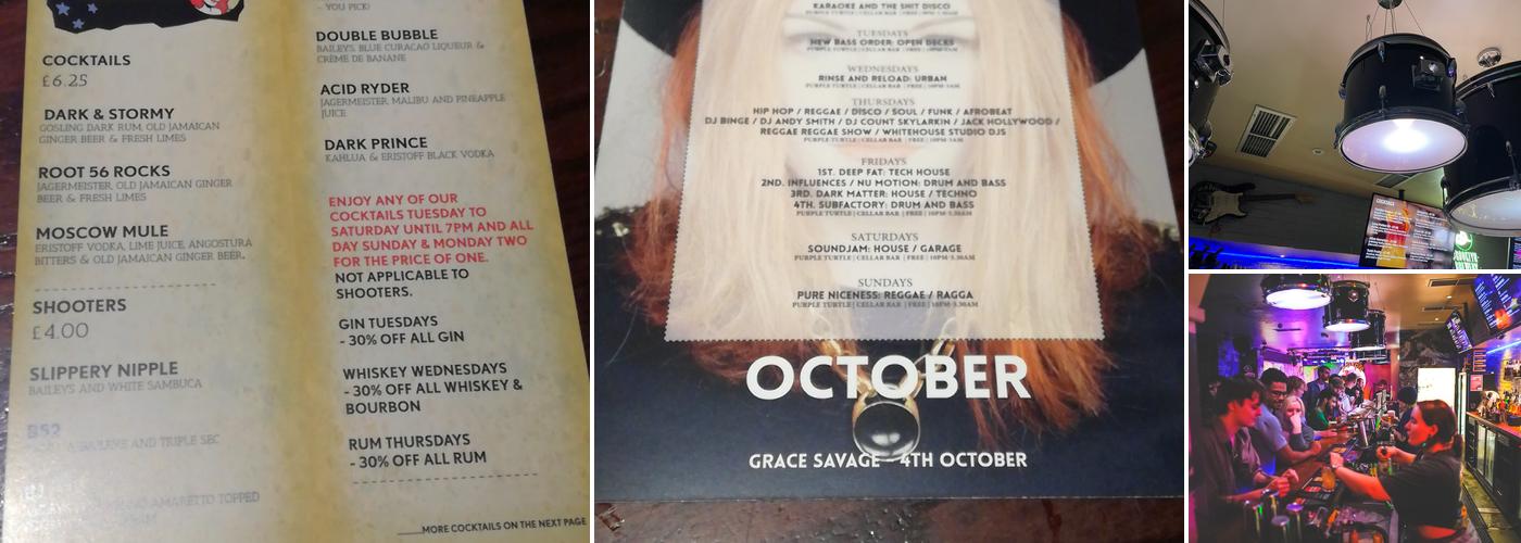 The Purple Turtle Menu