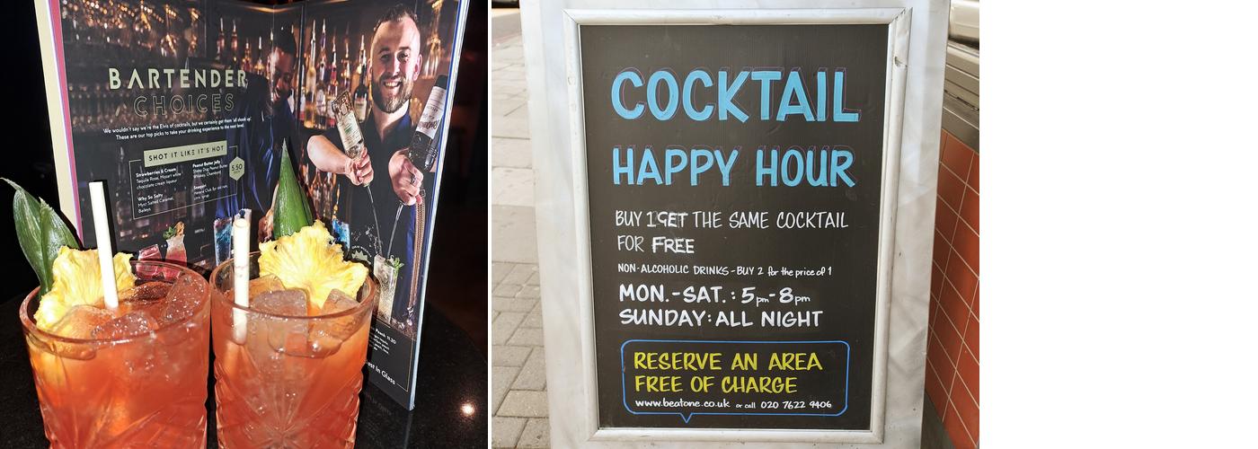 Be At One - Clapham Common Menu