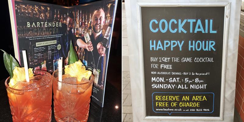 Be At One - Clapham Common Menu