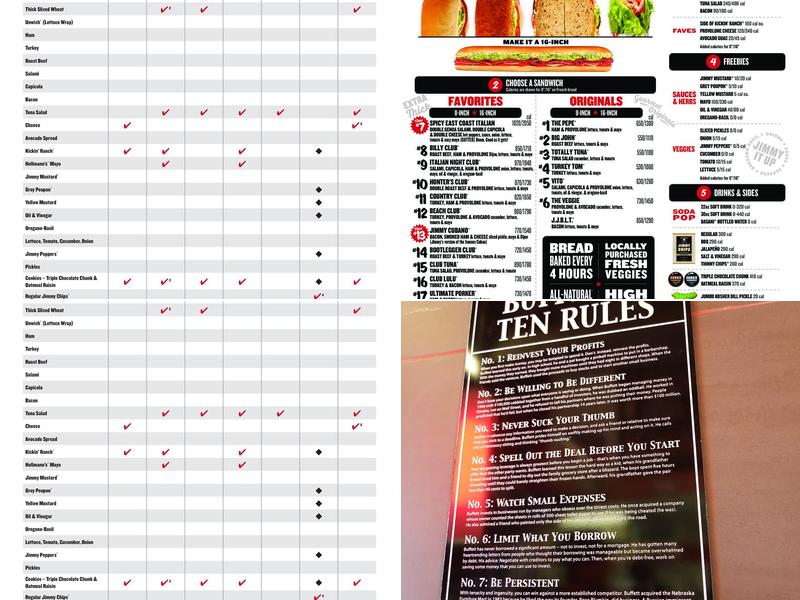 Jimmy John's Menu