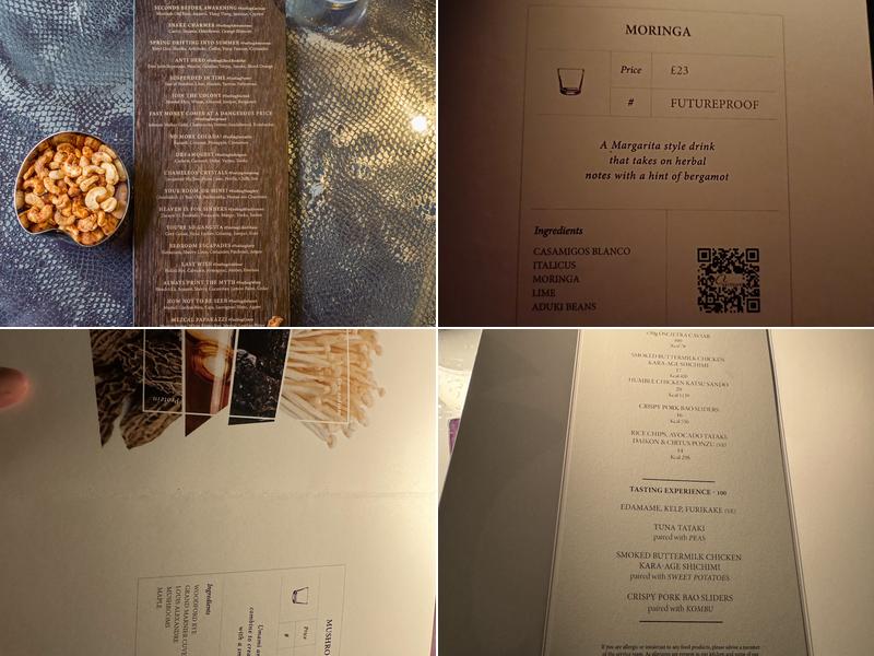 Artesian Menu