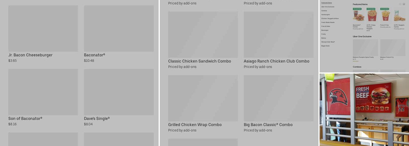 Wendy's Menu