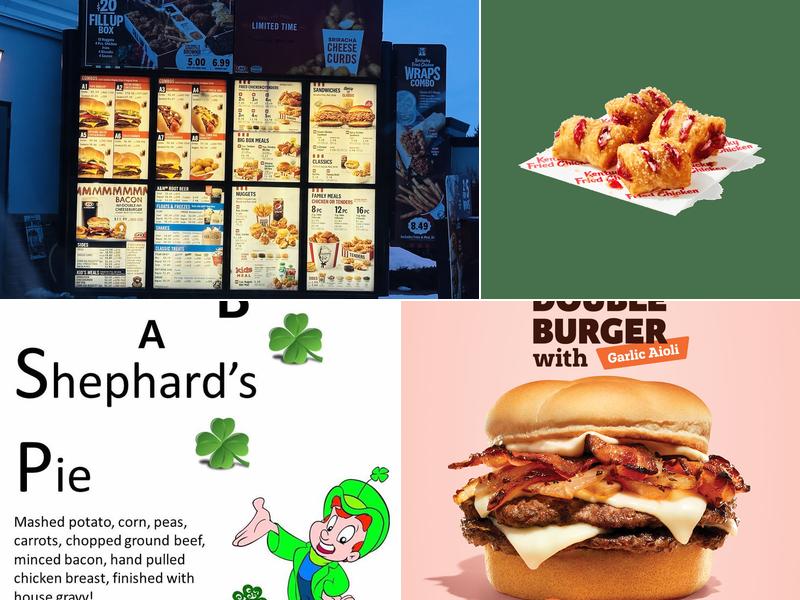 KFC Menu
