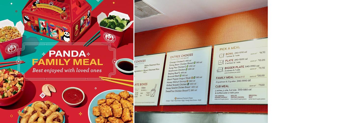 Panda Express Menu