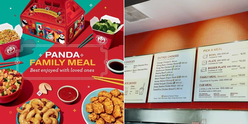 Panda Express Menu