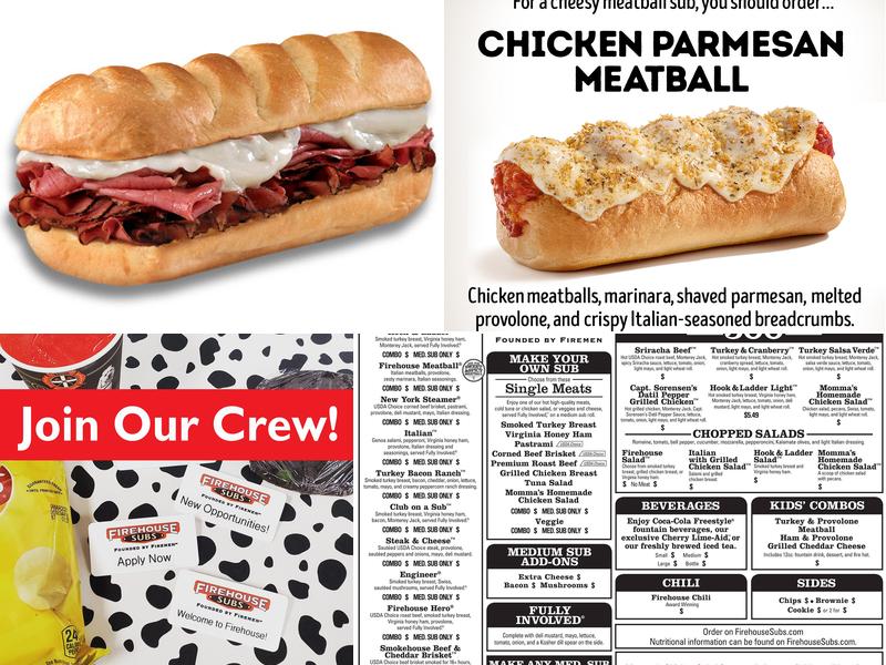 Firehouse Subs Bozeman-Gateway Menu