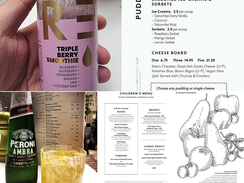 No 1a Duke Street Menu