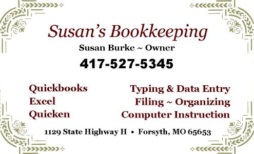 Susan's Bookkeeping Forsyth