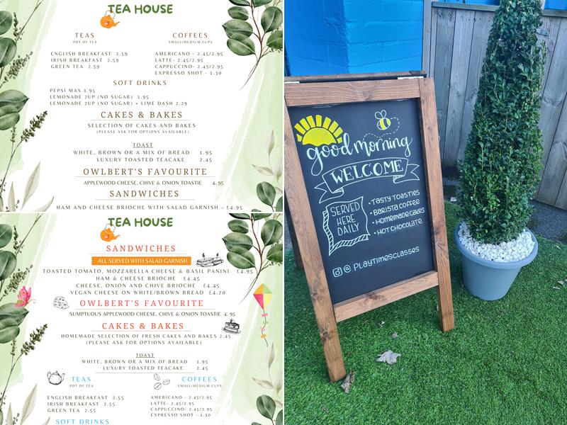 Playtown Imaginary Role Play Centre Menu