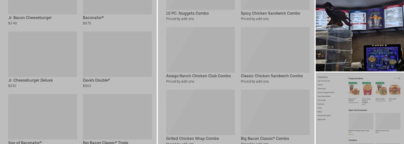 Wendy's Menu