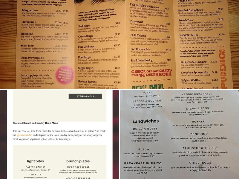 The Nip & Tipple Menu