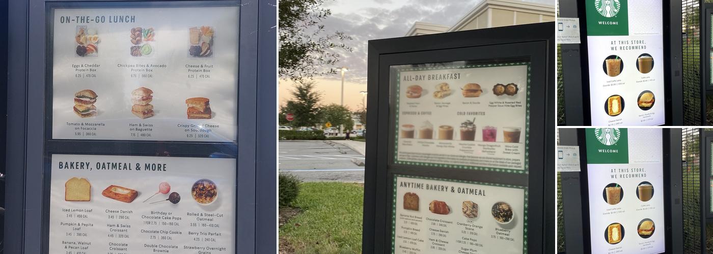 Starbucks Menu