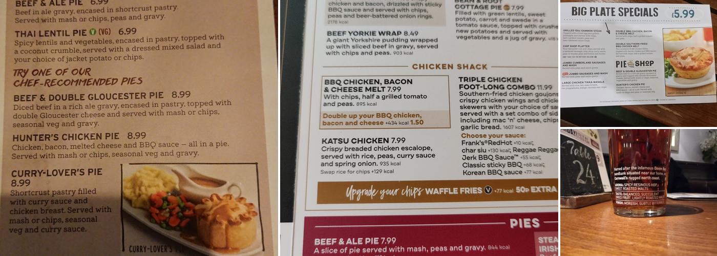 Windsor Fenchurch Menu