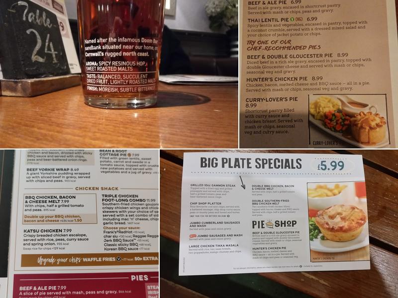 Windsor Fenchurch Menu