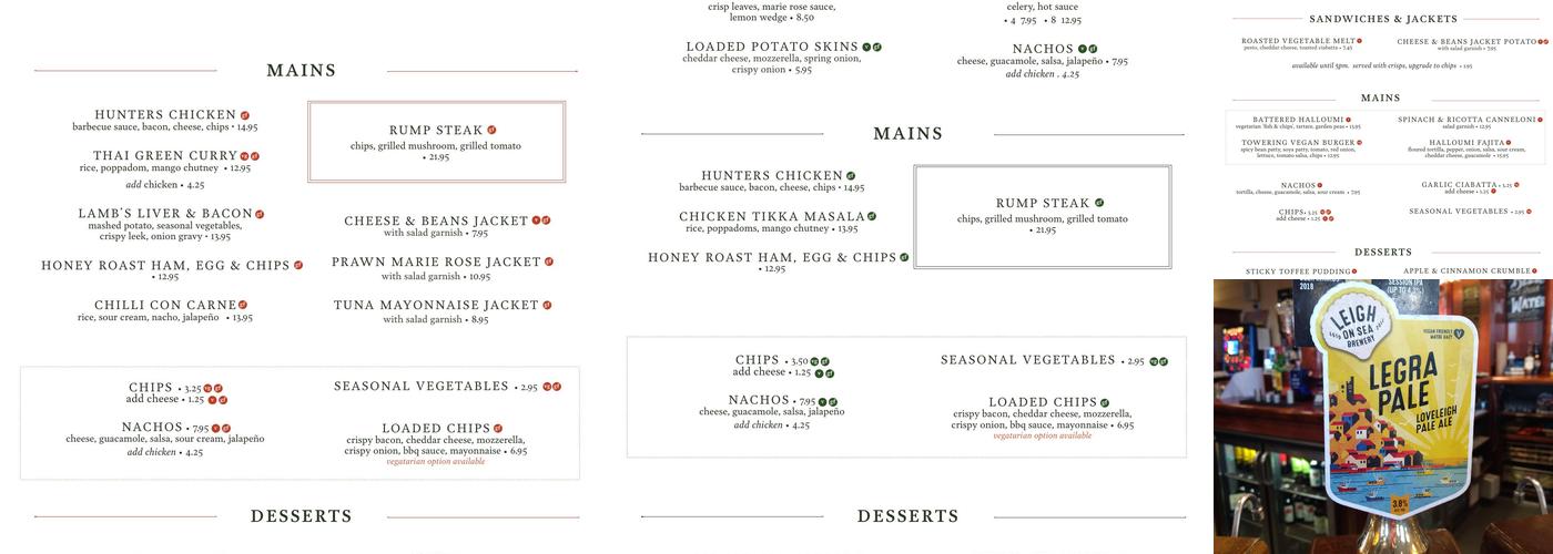 The Trading Room Bar & Kitchen Menu