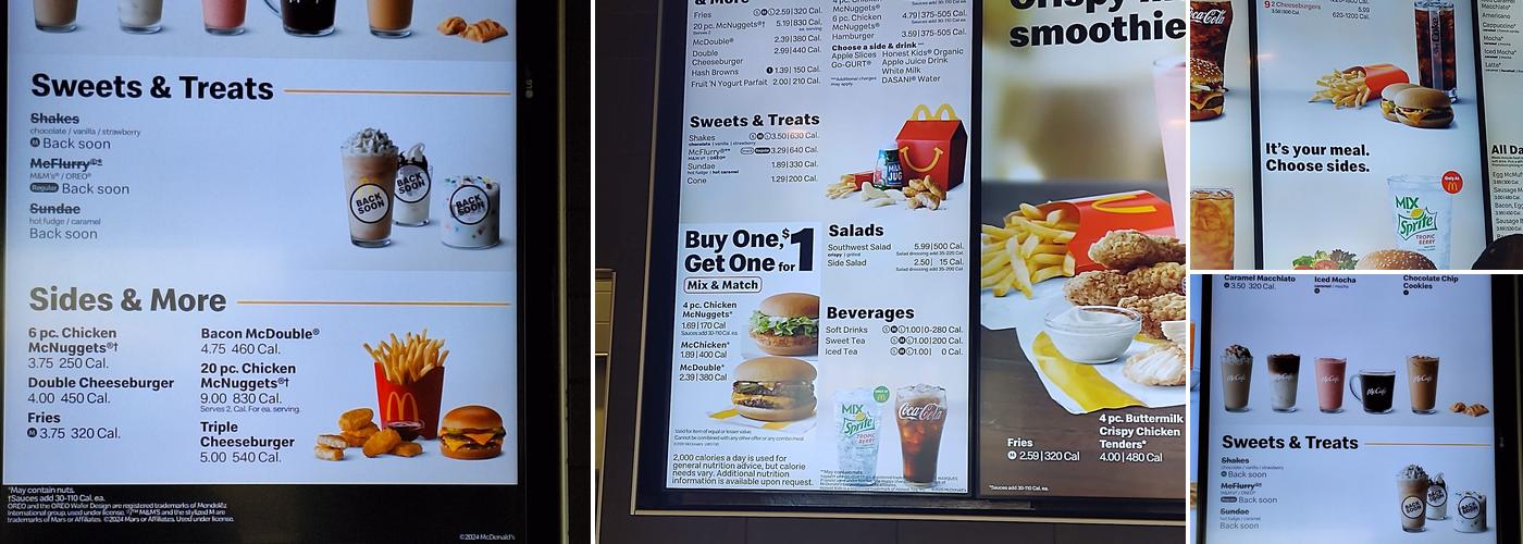 McDonald's Menu