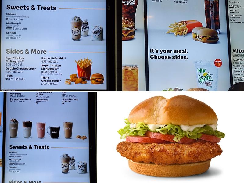McDonald's Menu