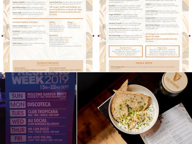 256 Wilmslow Road Menu